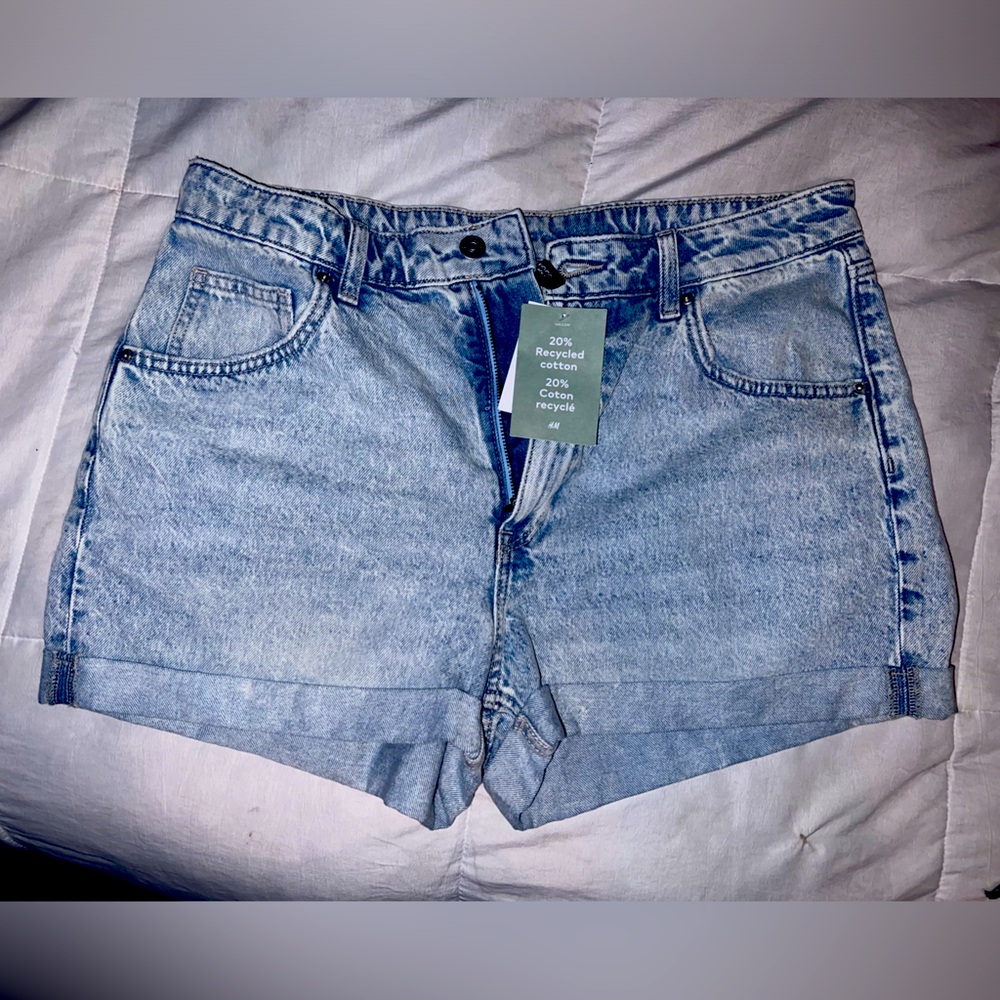 H&M NWT denim shorts size 12